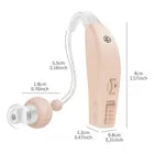 Audifono amplificador recargable con base